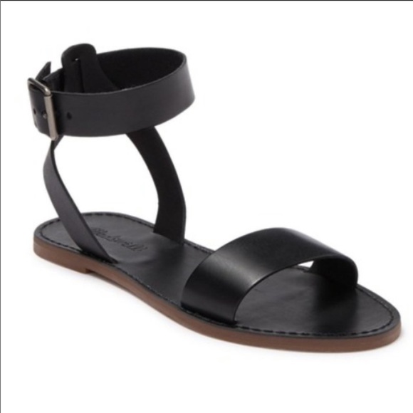 Madewell Shoes - Madewell Leather Ankle Strap Leather Sandal